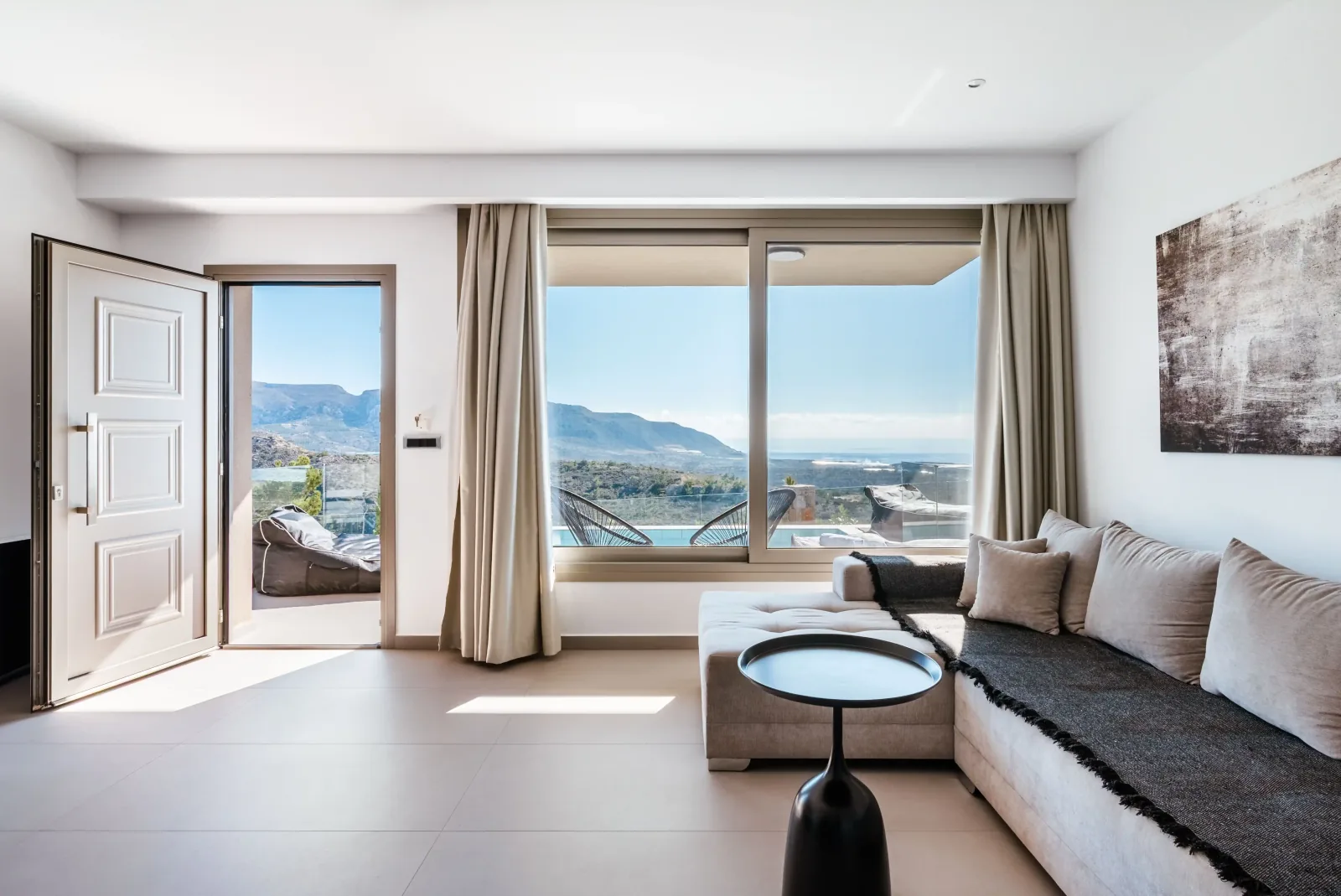 Εσωτερικός χώρος βίλας στην Κρήτη / Villa interior in Crete